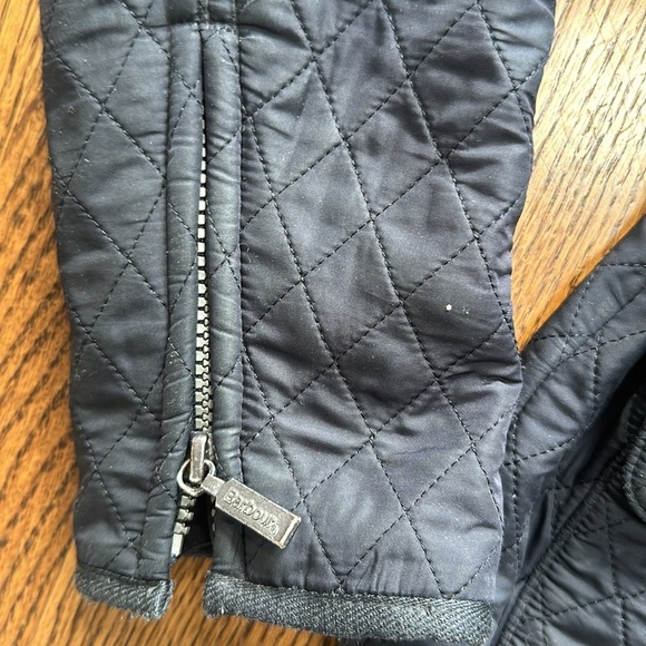 Barbour Polarquilt Jacket Navy size 6 - Picture 6 of 7